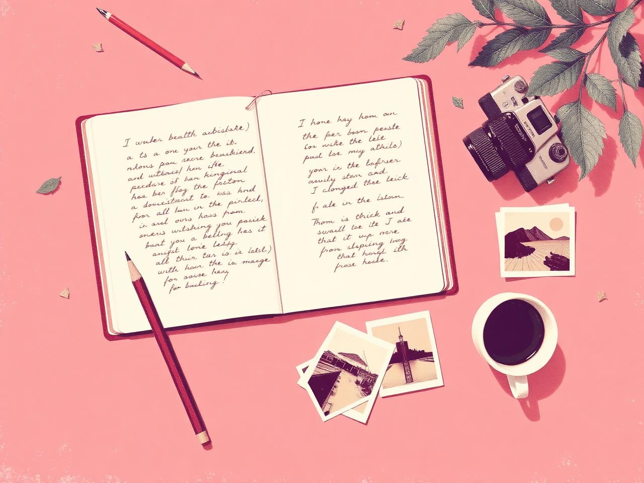 On the page